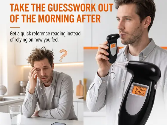 Official SoberBreath image demonstrating a morning personal-reference check